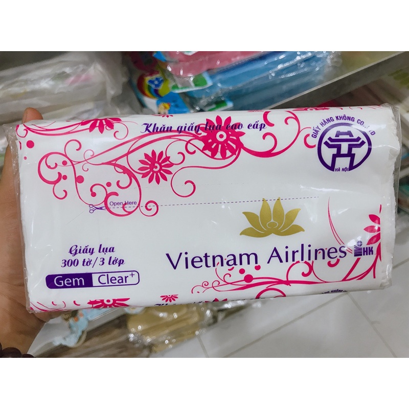 Bịch khăn giấy VN Airline3
